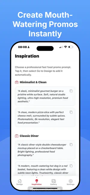 AI Fast Food Menu Maker screenshot 2