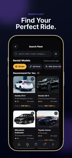 TL Ghana - Car Rental & Fleet screenshot 2