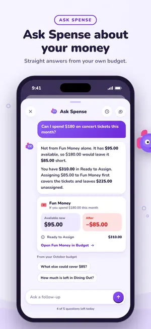 Spense: Budget App & Planner screenshot 1