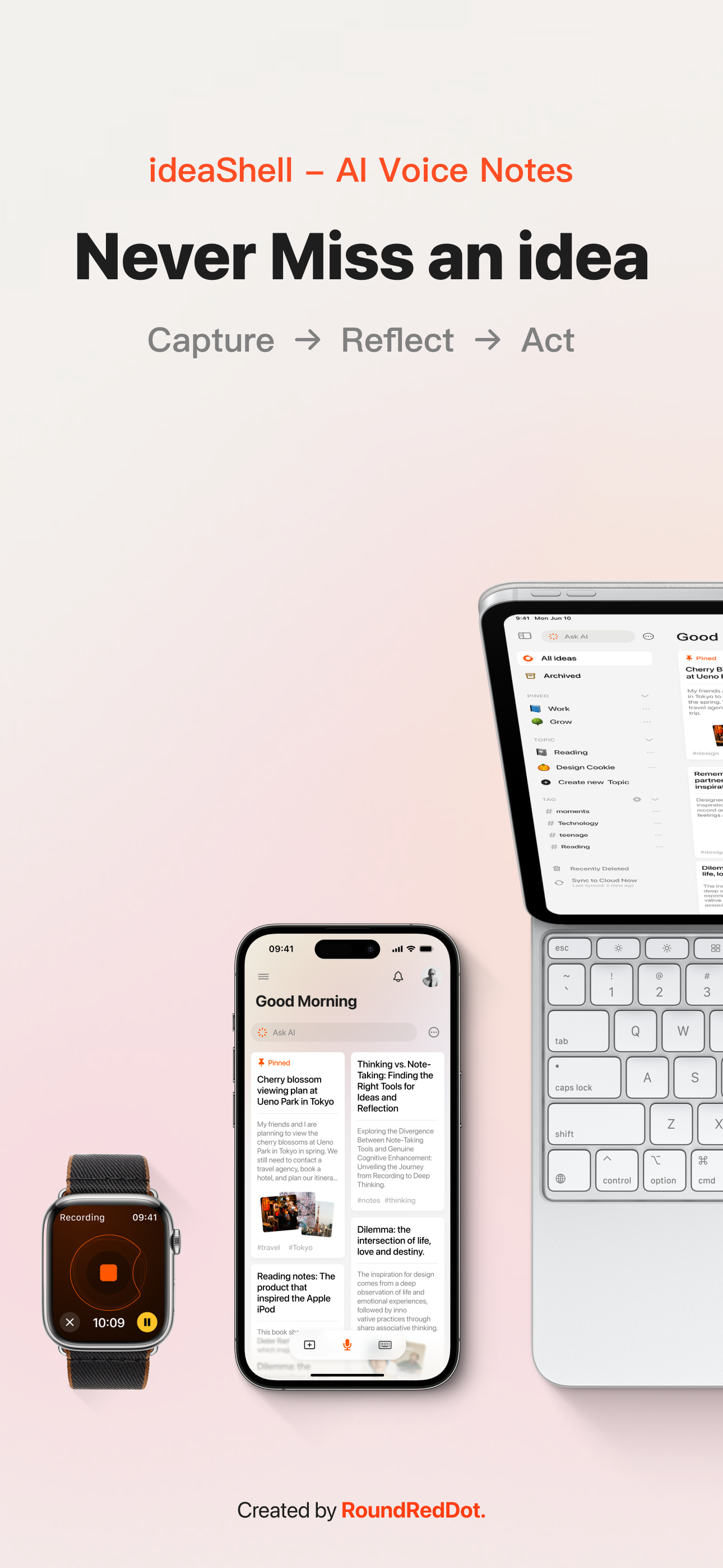 ideaShell: AI Voice Notes