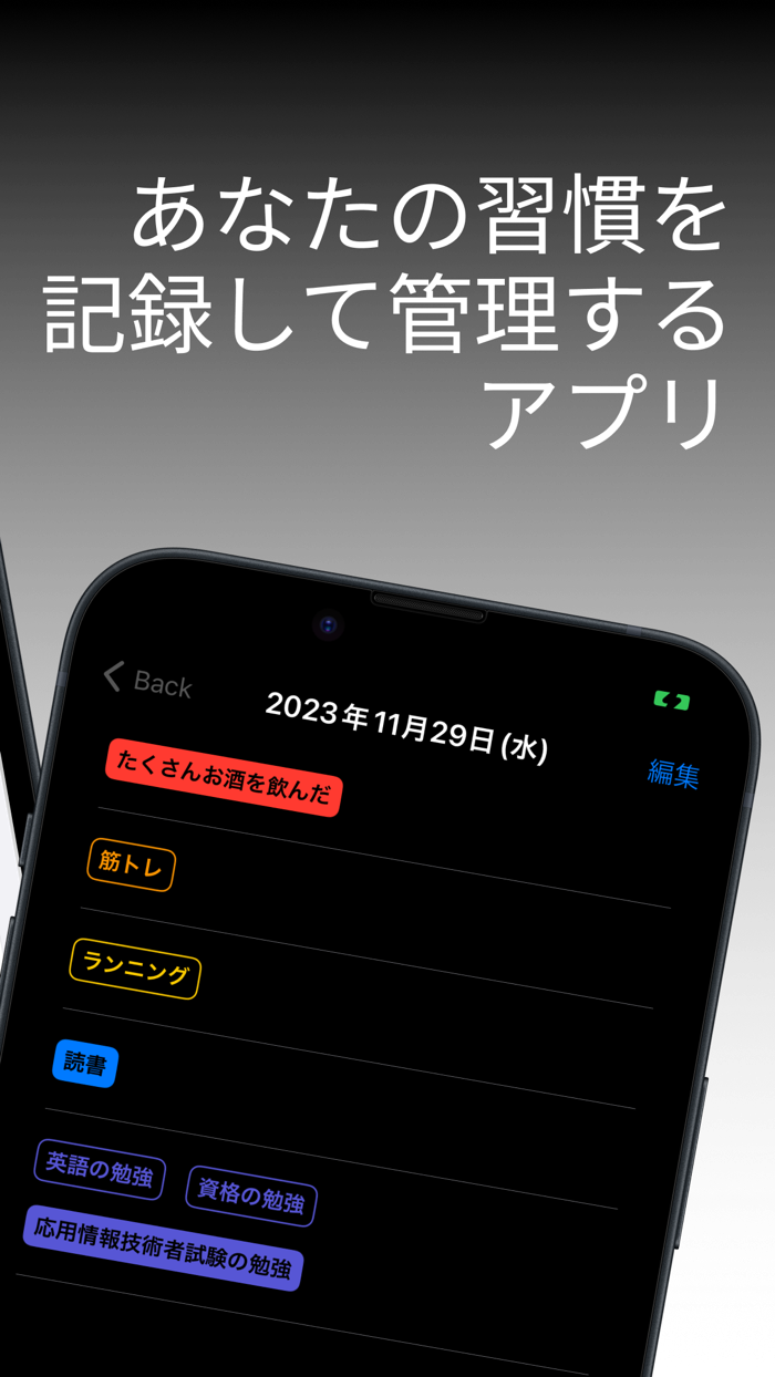 習慣記録アプリ-Shuuuukan-習慣,TODO,健康管理