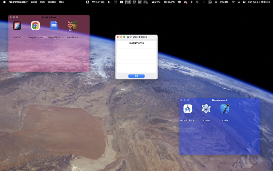 #3. Program Manager (macOS) By: Endre Olah