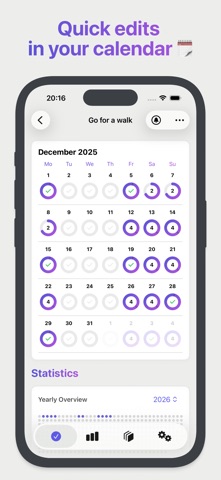 Habit Tracker - HabitBe Screenshot 5 of 7