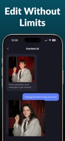 AI Image Editor via Chat screenshot