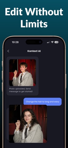 AI Image Editor via Chat screenshot