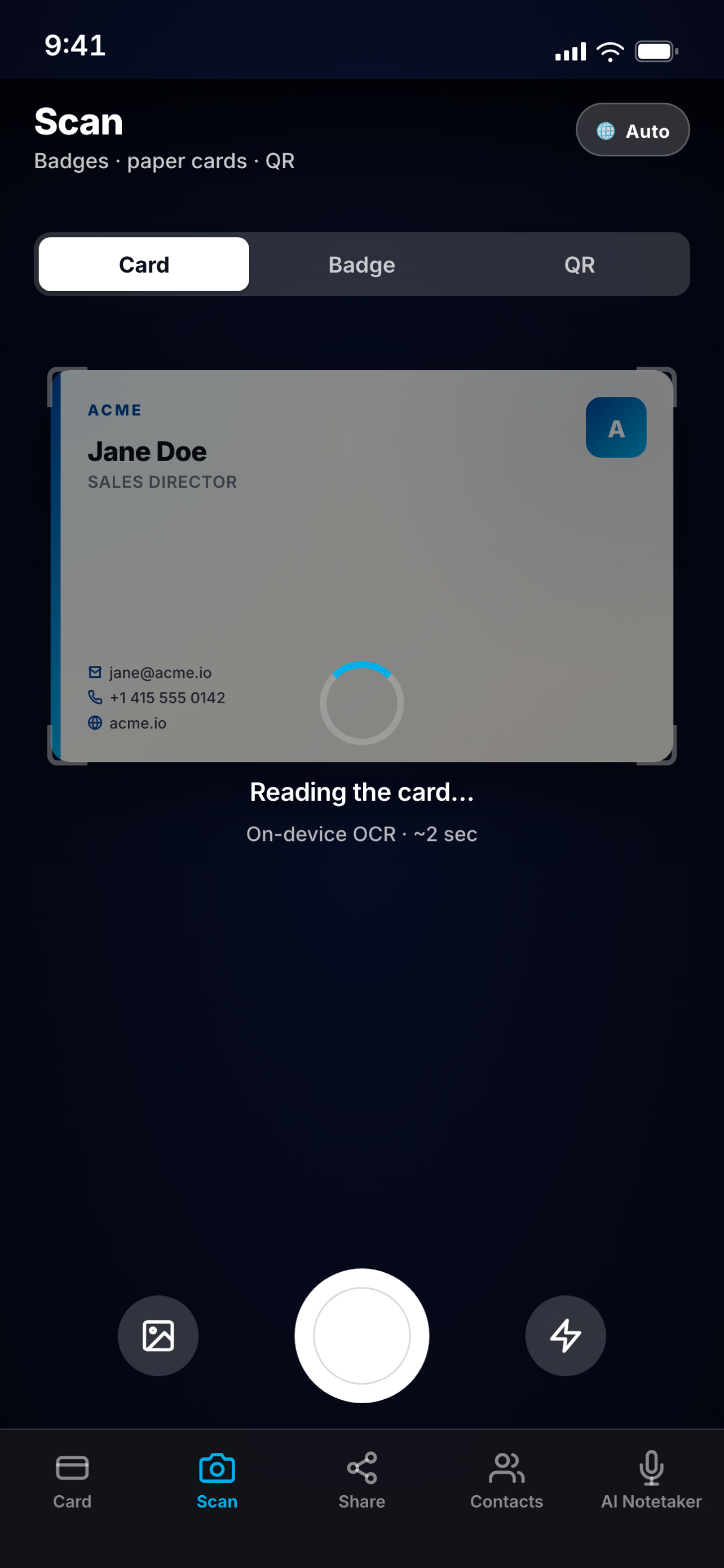 NexaLink Digital Business Card