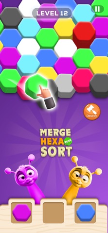 Merge Hexa Sort Block Puzzle Screenshot 4 of 6