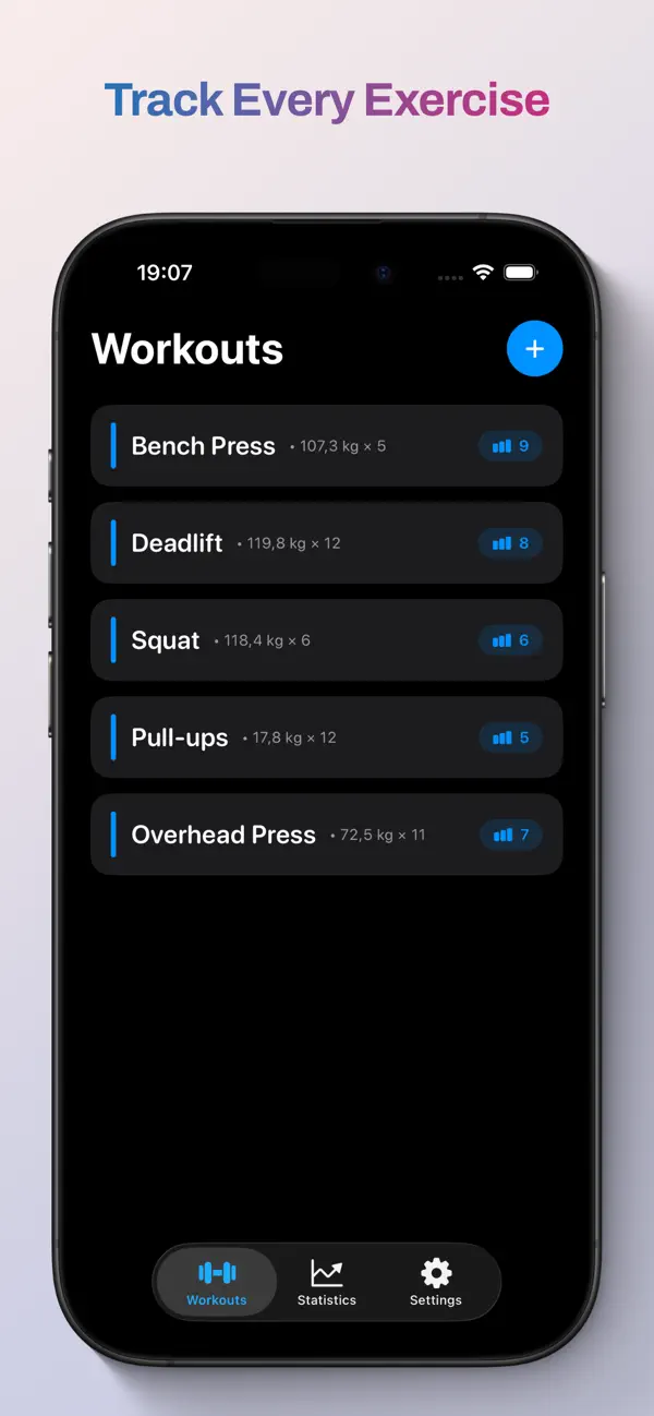 Training Tracker - Gym Log 截图 2