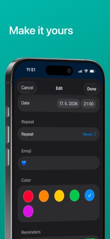 Countdowner App Screenshot 4 of 5