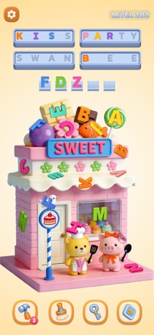 Word Screw - 3D Unscrew Bolts iPhone screenshot