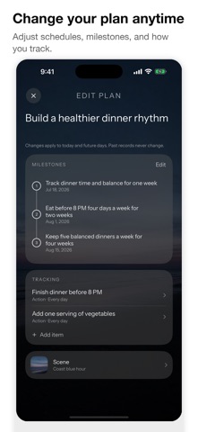 Acta: AI Goal Planner, Tracker iPhone screenshot