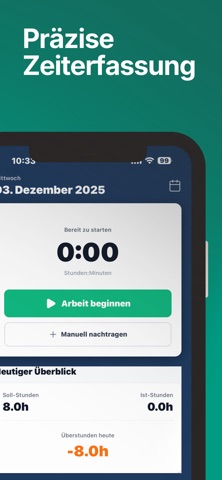 Stundenzettel pro — Screenshot 2