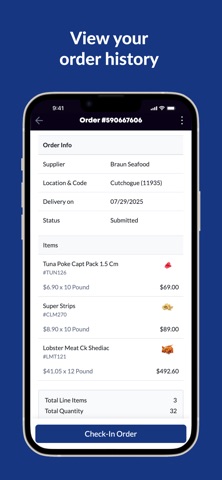 Braun Seafood iPhone screenshot