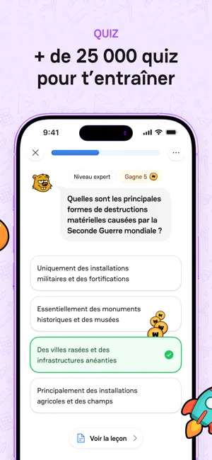 wilgo| IA n°1 révision devoirs iPhone screenshot 2