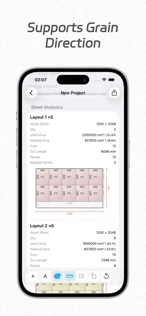 CutList Optimizer - Carpenter screenshot 2