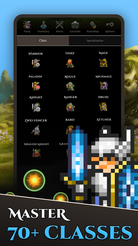 #4. Hero of Aethric: 8 Bit Fantasy (iOS) Av: Northern Forge Studios Inc