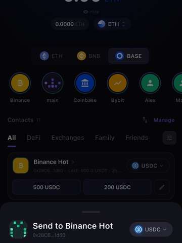 QuickSend - Send Crypto Fast iPad screenshot