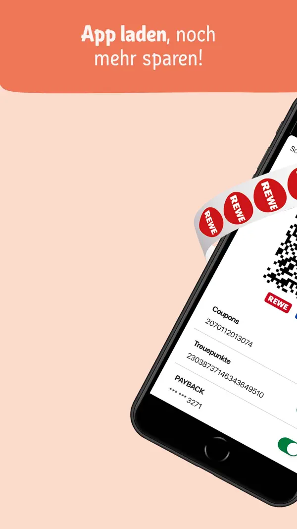 REWE - Supermarkt iPhone App Screenshot 1 – Essen und Trinken