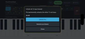 PureTune Keys screenshot 1