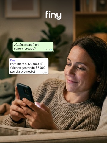 Finy - Finanzas con IA iPad screenshot