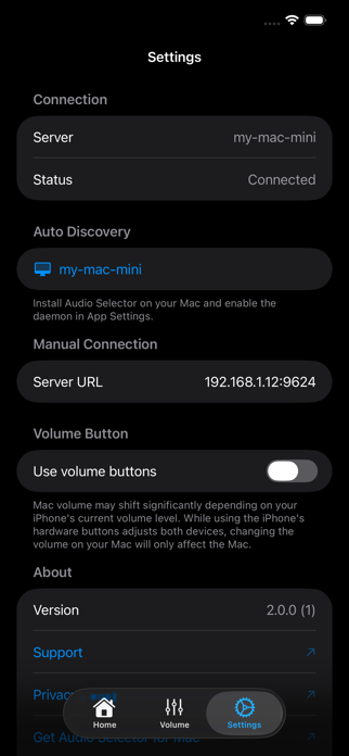 Audio Selector Remote Screenshot 3 of 3