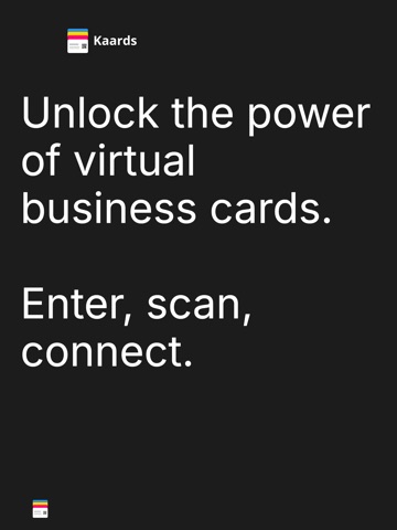 Kaards: Business Cards Scanner iPad screenshot