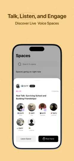 ENT: Social Media For MBTI iPhone Ekran Görüntüsü 2