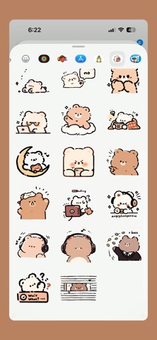 Little Bear Chat Sticker cute screenshot