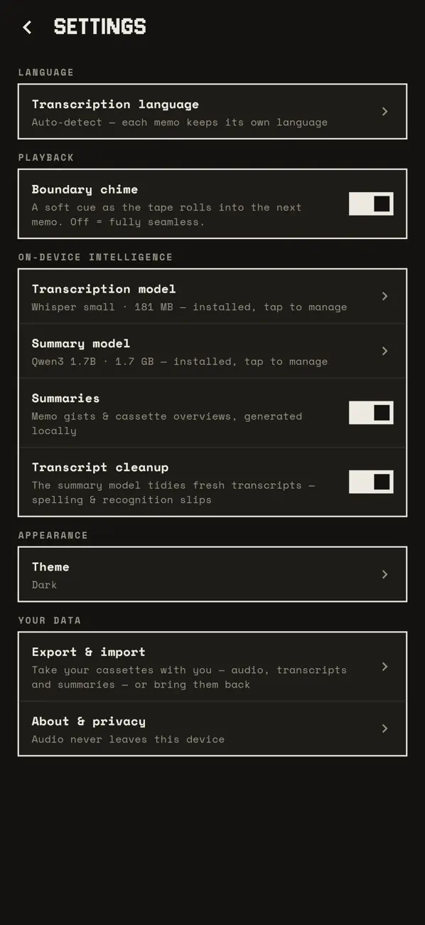 #6. Diktafon: Voice Memos on Tape (iOS) Podle: MOD42 Studio