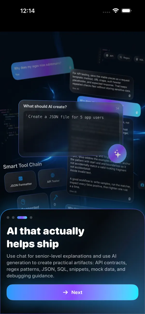 #2. One Dev Tools (iOS) 由: Selma Lindqvist