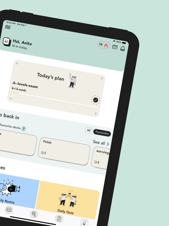 StudyPod: Flashcards app iPad screenshot 2 - Education app