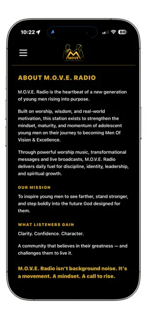 M.O.V.E. Radio screenshot 3