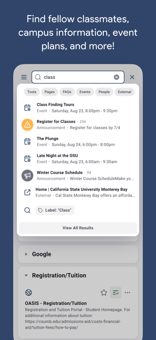 MyCSUMB Screenshot 1 of 6