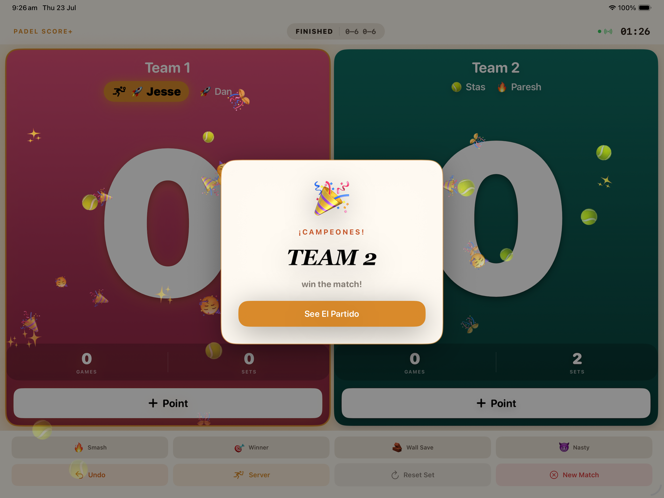 Padel Score Plus screenshot 12