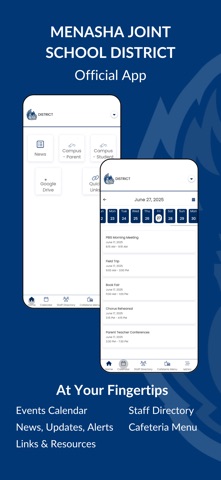 Menasha Joint School District Screenshot 1 of 3