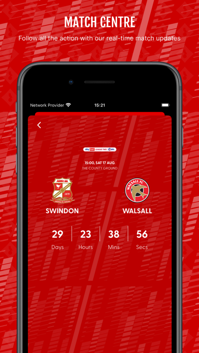 Swindon Town FC Screenshot