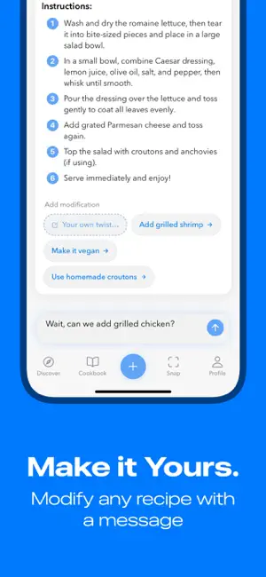 DishWish - AI Recipe Chat screenshot 4
