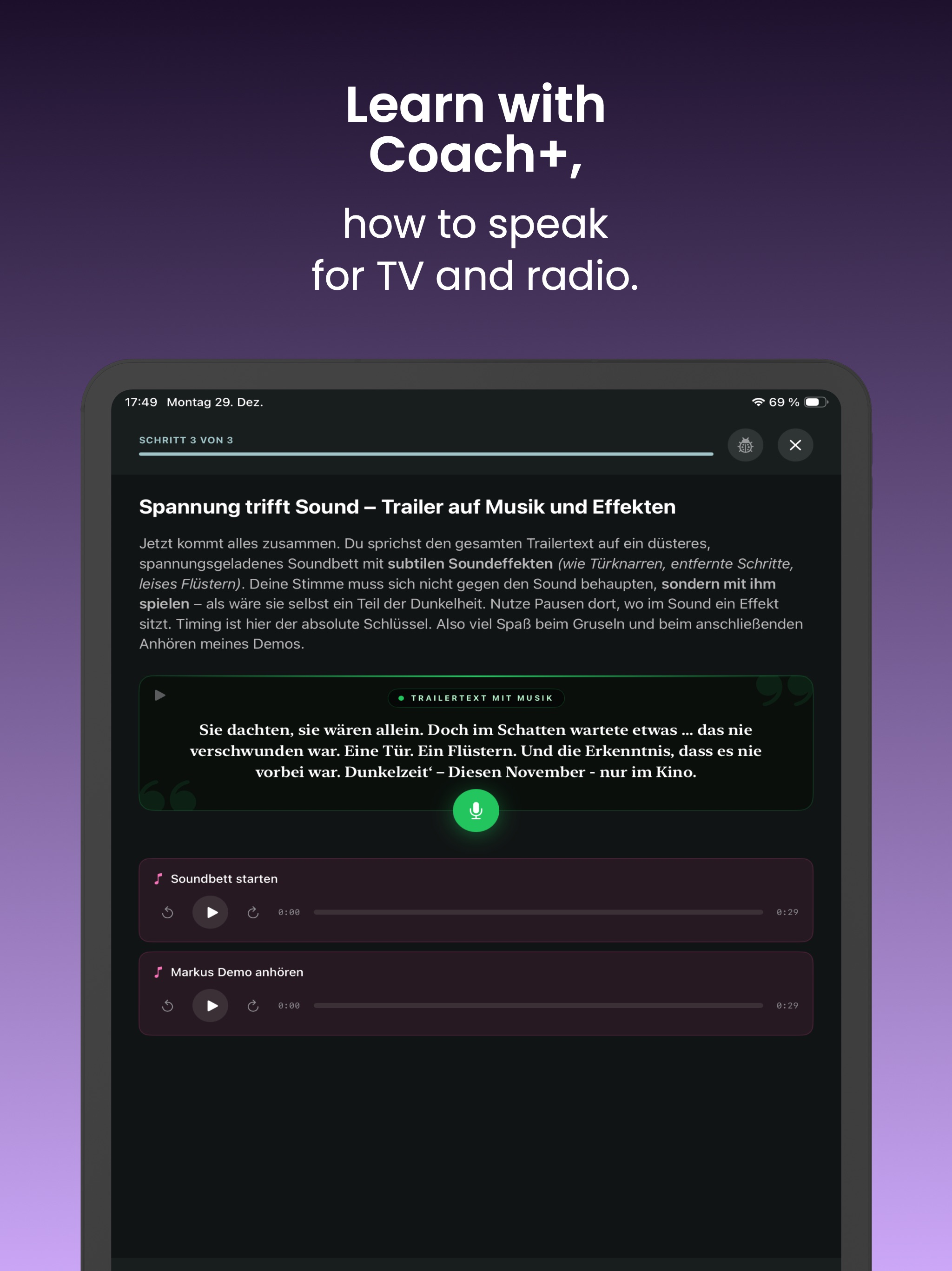 Besser Sprechen: Voicetraining screenshot 16