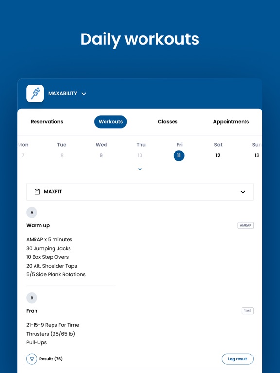 MAXABILITY iPad screenshot 4 - Health & Fitness app