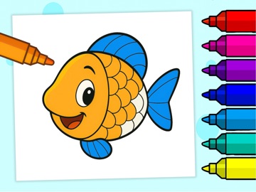Toddler Colouring: Kids Games iPad screenshot 2