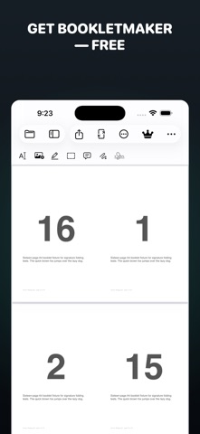 Booklet Maker: PDF Imposer Screenshot 10 of 10
