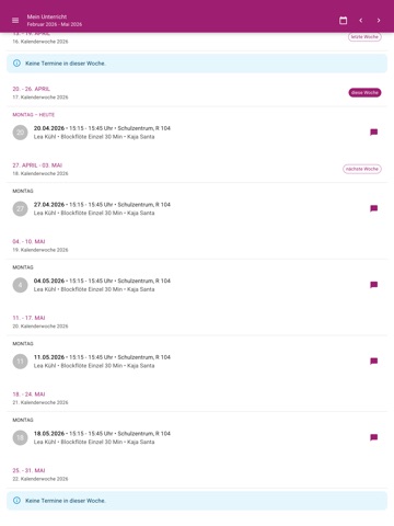 Städt. Musikschule Solingen iPad screenshot