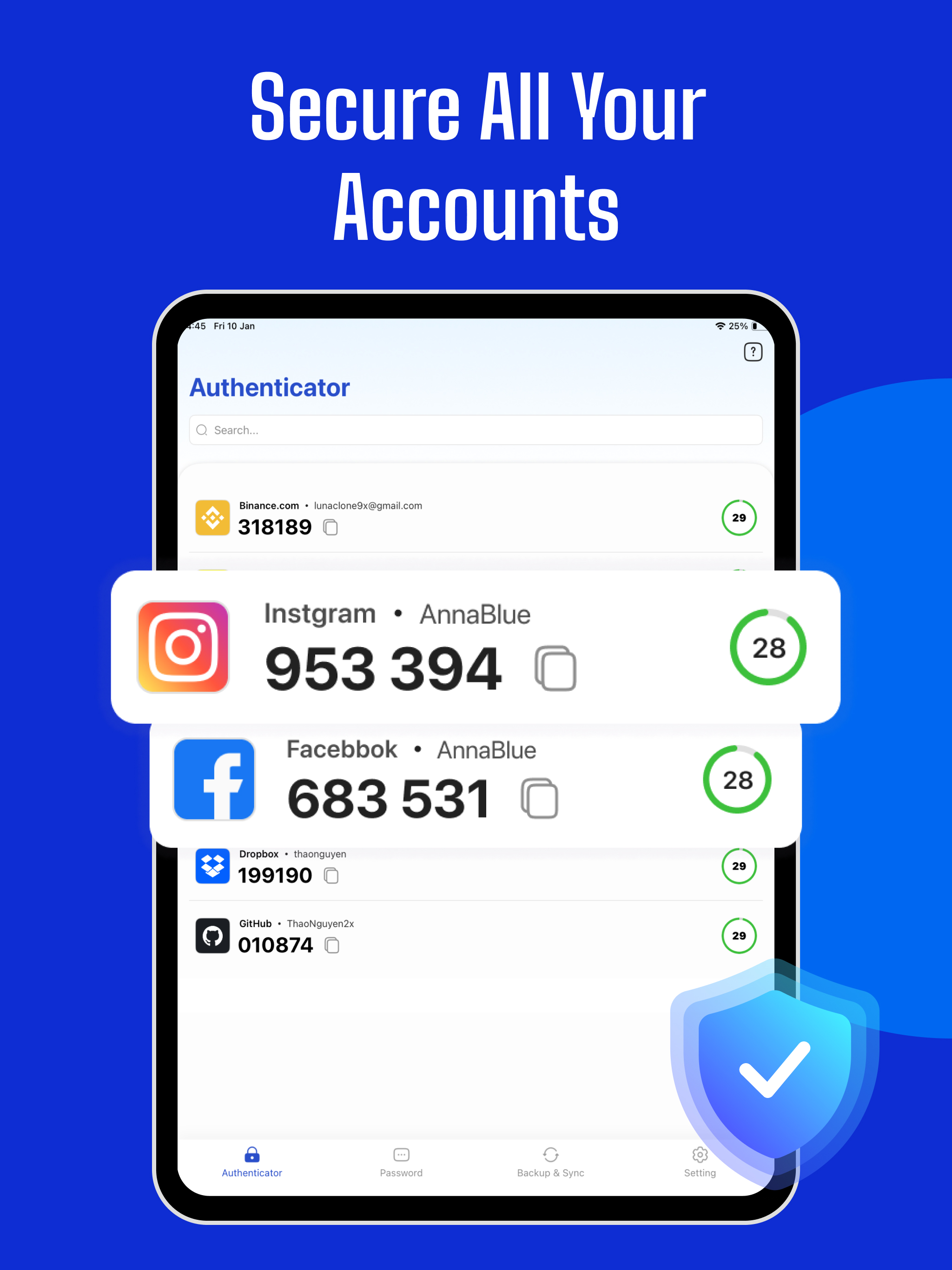 Authenticator App: Secure 2FA
