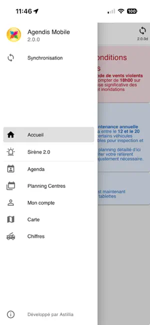 Agendis Mobile screenshot 2