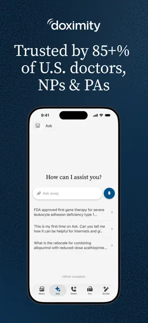 Doximity iPhone screenshot 1
