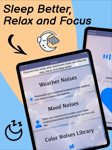 White Noise & Sounds to Sleep iPad screenshot