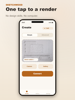 Sketchwood: Sketch to 3D screenshot 6