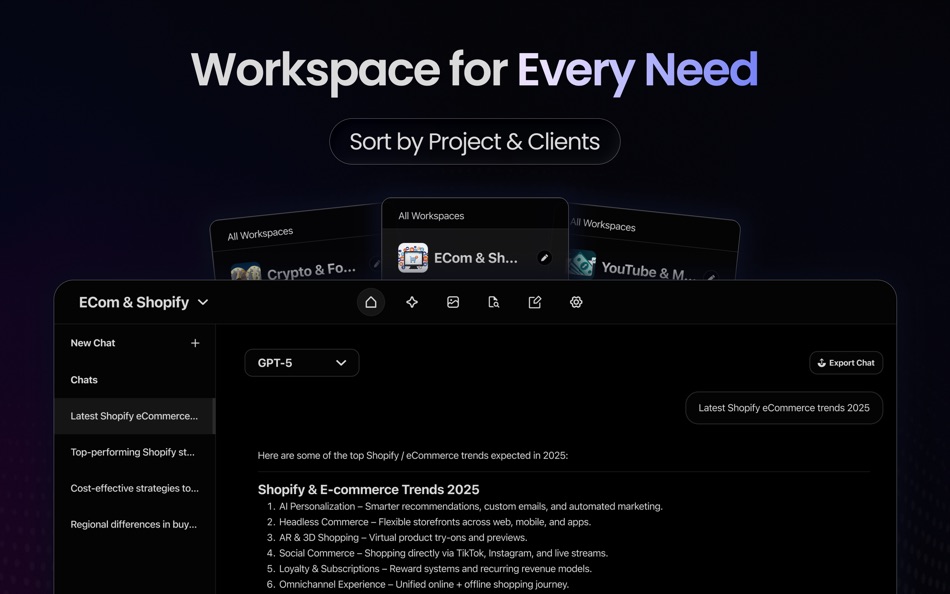#4. AI Chat Bot. Chatbot Assistant (macOS) Podle: Ahmad Tahir