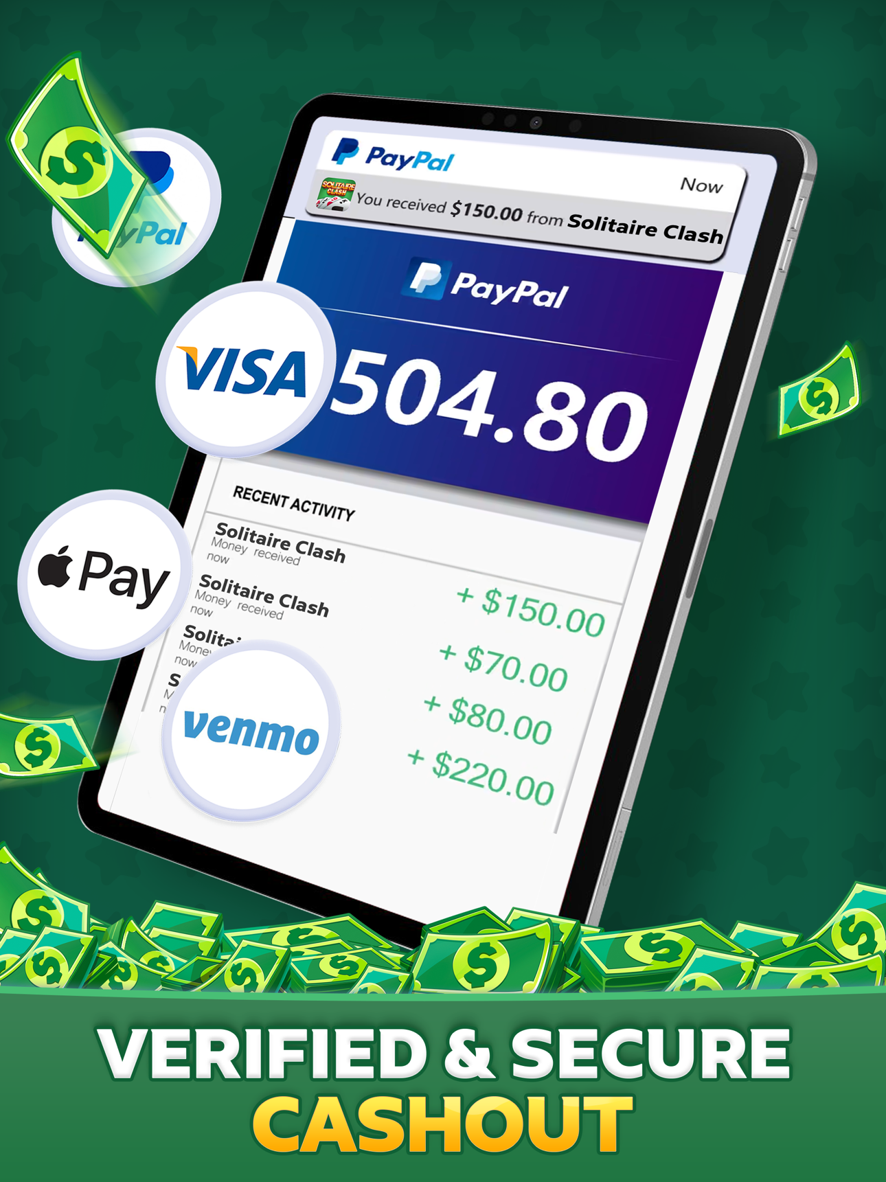 Solitaire Clash: Win Real Cash screenshot 3