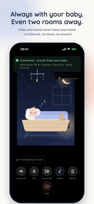 Pevu Baby Monitor Video Camera screenshot 1